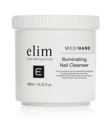 ELIM Illuminating Nail Cleanser, 450ml Nagelaufheller von Gelb zu Weiss