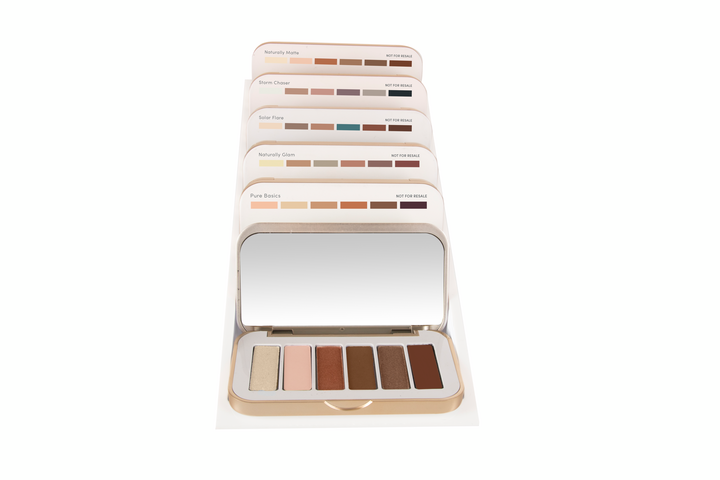 TEMPLATE Eye Shadow Kit 6 Farben 5x, halbgrosse Einlage BG Type 2022 (LEER)