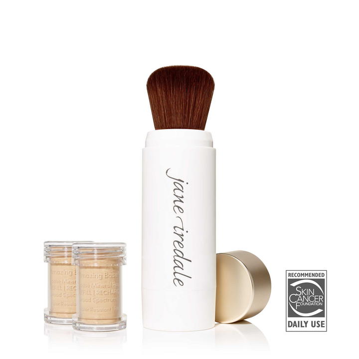 Amber, Amazing Base nachfüllbarer Pinsel SPF20 incl. 2 Kartuschen