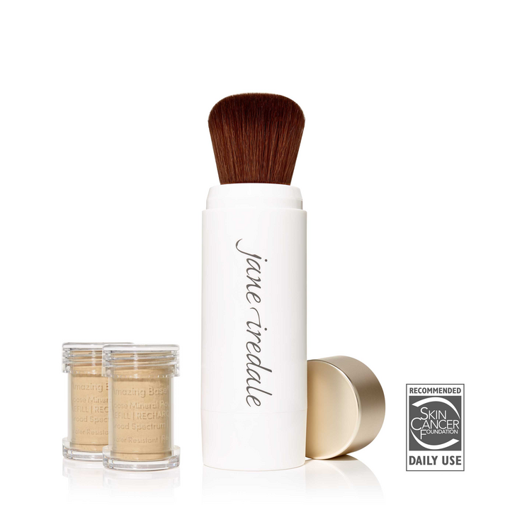 Radiant, Amazing Base nachfüllbarer Pinsel SPF20 incl. 2 Kartuschen