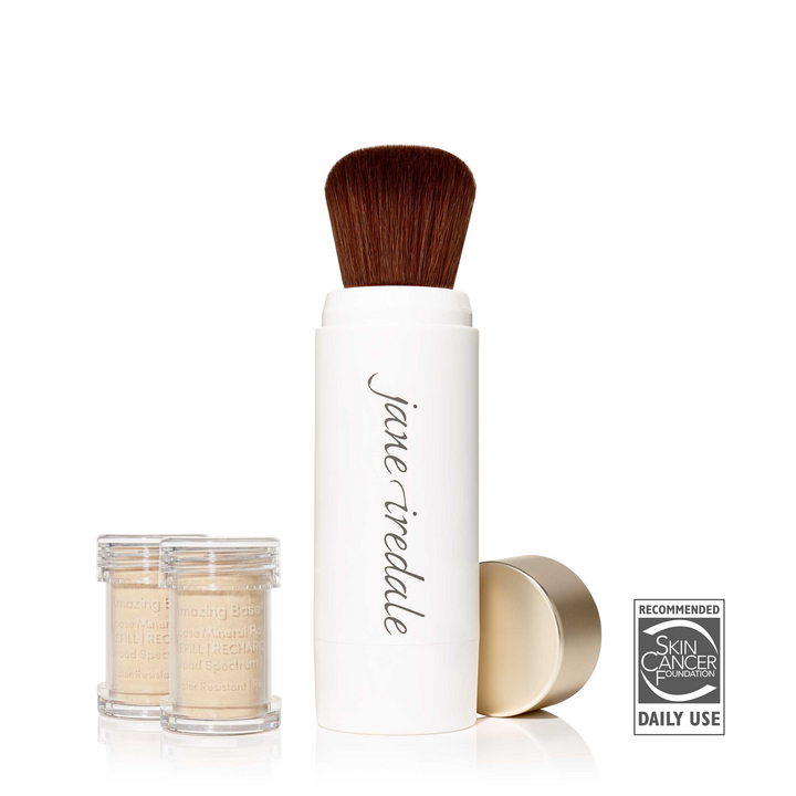 Light Beige, Amazing Base nachfüllbarer Pinsel SPF20 incl. 2 Kartuschen