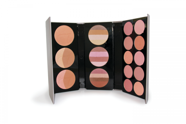 Makeup Artist Palette- Platz für 8 Foundation/Bronzer and Blush LEER 10 Blush/Eyeshadows single plus